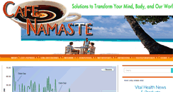 Desktop Screenshot of cafenamaste.com